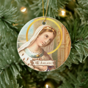 St. Adelheid, Heilige Römische Kaiserin (LT 03) Keramik Ornament