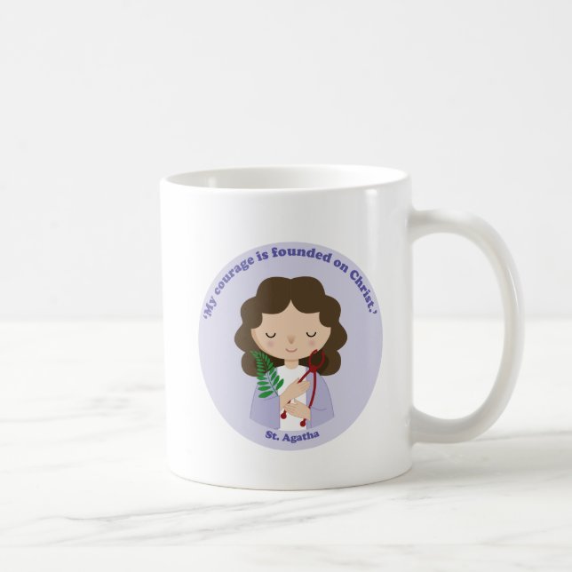 St. Agatha Kaffeetasse (Rechts)