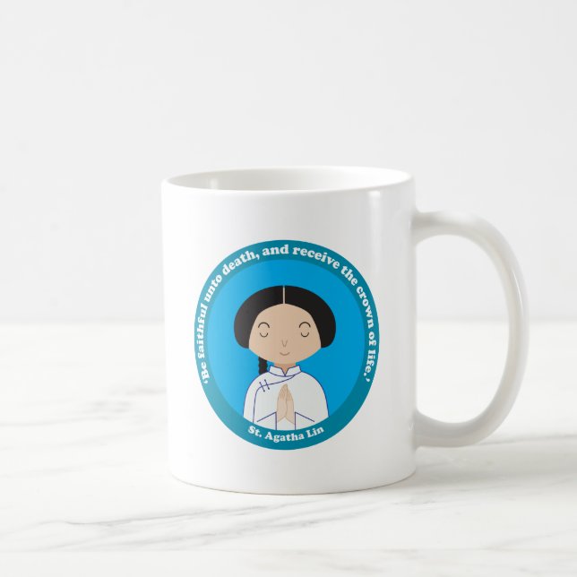 St. Agatha Lin Kaffeetasse (Rechts)