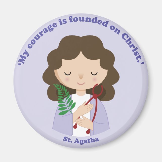 St. Agatha Magnet (Vorne)
