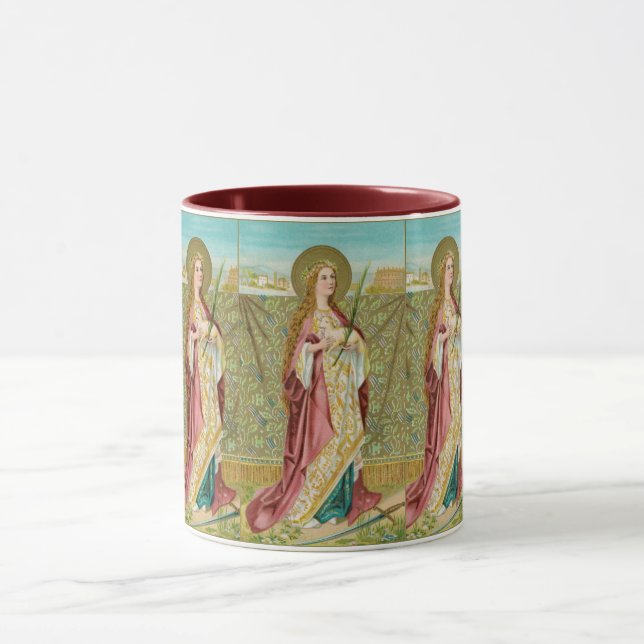 St. Agnes of Rome (BC 01) Kaffee Tasse 4 (Zentrum)