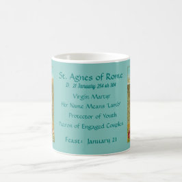 St. Agnes of Rome (BC 01) Kaffeemaschine Tasse 2a