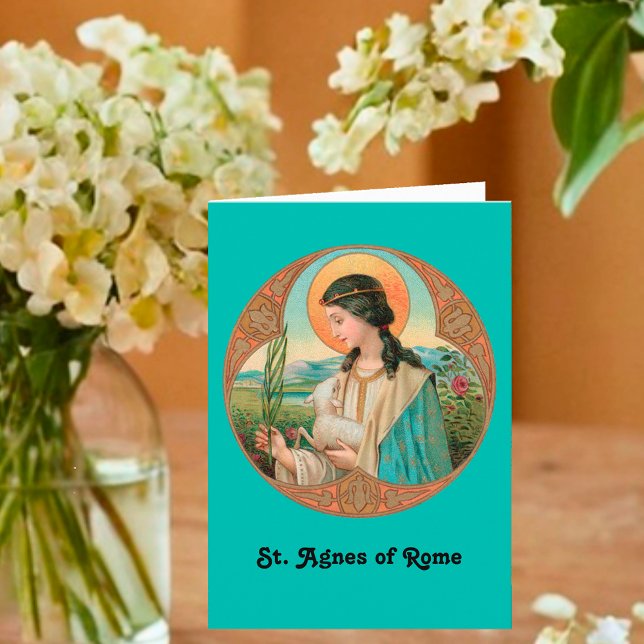 St. Agnes of Rome (BK 006) Card Karte (Von Creator hochgeladen)