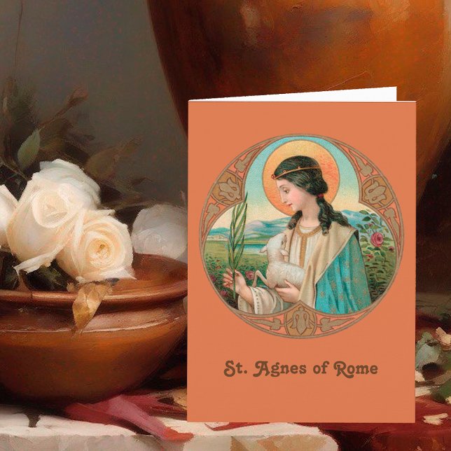 St. Agnes of Rome (BK 006) Card Karte (Von Creator hochgeladen)