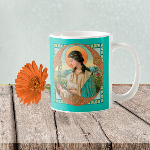 St. Agnes of Rome (BK 006) Tasse Kaffee