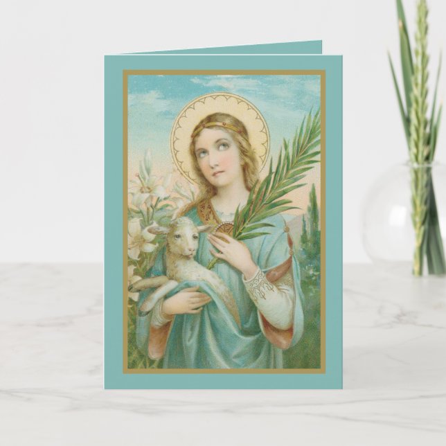 St. Agnes of Rome (MH 01) Card Karte (Vorderseite)