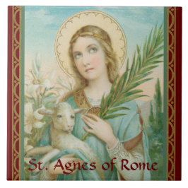 St. Agnes of Rome (MH 01) Fliese
