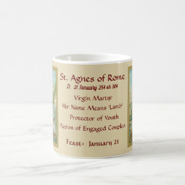 St. Agnes of Rome (MH 01) Kaffeemaschine Tasse 2a