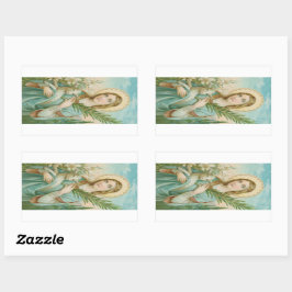 St. Agnes of Rome (MH 01) Rechteckiger Aufkleber