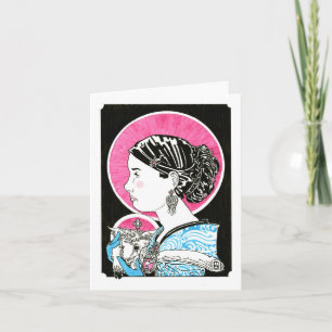 St. Agnes of Rome Notecard Karte