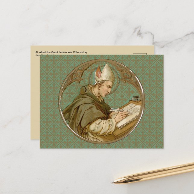St. Albert der Große (BK 013) Postkarte (Vorderseite/Rückseite Beispiel)