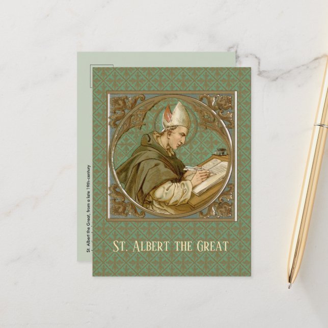 St. Albert le Grand (BK 013) Carte postale (Devant/Arrière en situation)