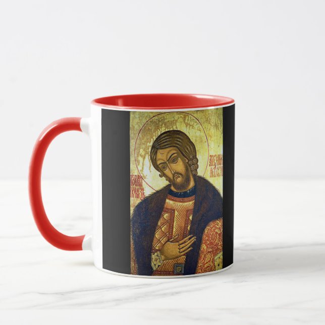 St. Alexander Nevsky* Portrait Tasse (Links)