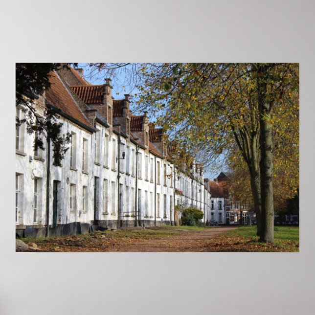 St. Alexiusbegijnhof, Dendermonde, Belgien. Poster (Vorne)