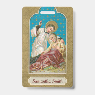 St. Aloysius Gonzaga & Pestopfer (Stil 3; M06) Ausweis