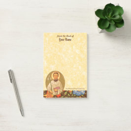 St. Aloysius Gonzaga (PM 01) 4"x6" Post-it Klebezettel