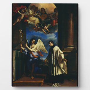 St. Aloysius Gonzaga Schutzpatron der Schüler und  Fotoplatte
