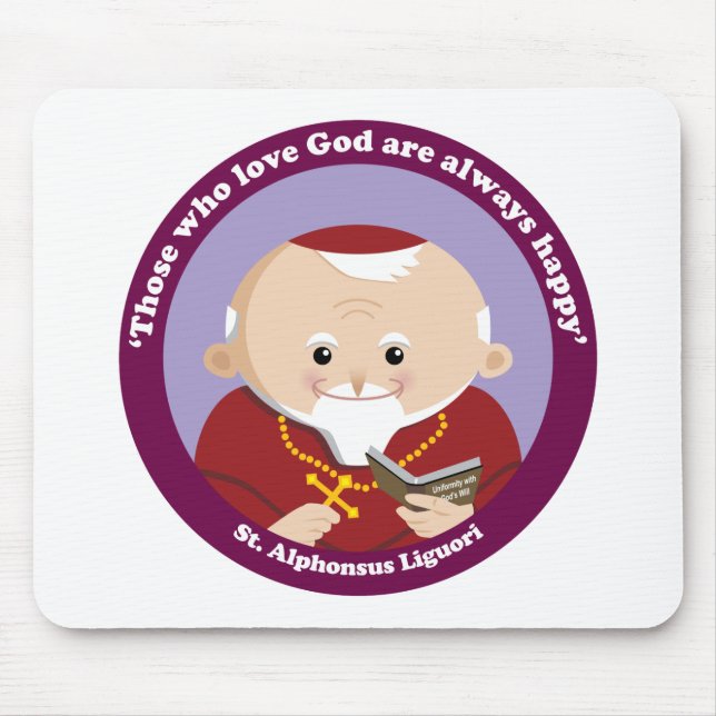 St Alphonsus Liguori Mousepad (Vorne)