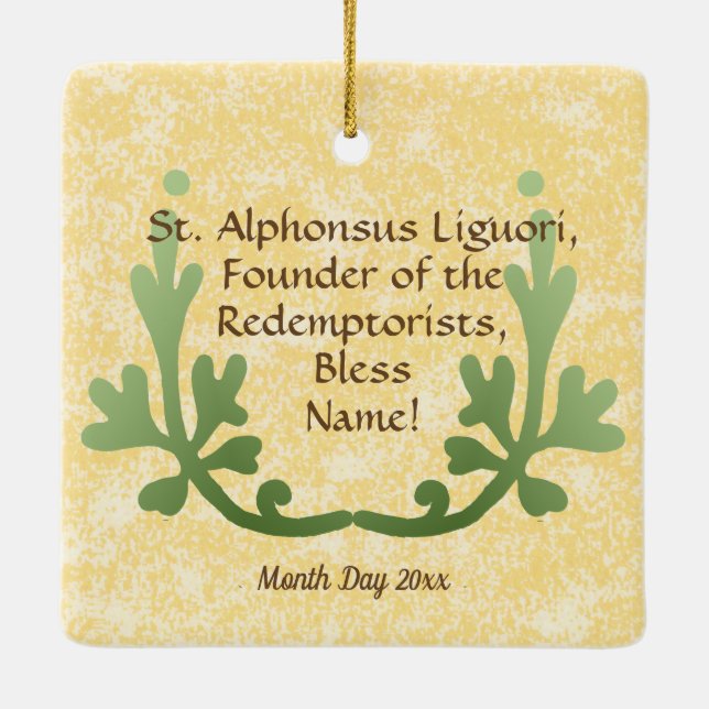 St. Alphonsus Liguori (SNV 02) (Platz) Keramikornament (Rückseite)