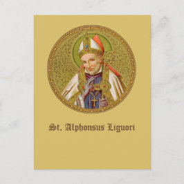 St. Alphonsus Liguori (SNV 02) (Round) Postkarte