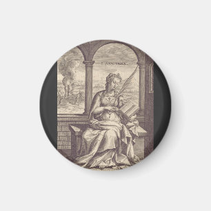 St. Anastasia Christlicher Heiliger und Märtyrer Magnet