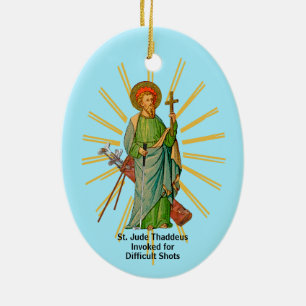 St. Andreas der Apostel / St. Judas Thaddäus Golfe Keramik Ornament