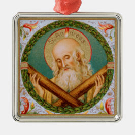 St. Andrew der Apostel (JMAS 02) Platz Ornament Aus Metall