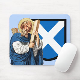 St. Andrew der Apostel (P 006) und Sein Schild Mousepad
