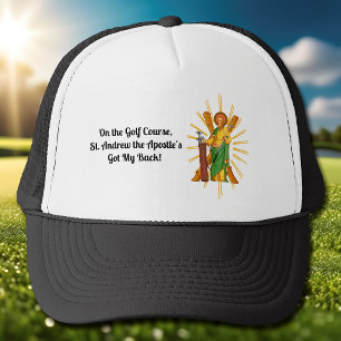 St. Andrew der Apostel, Patron des Golfs, Golf Truckerkappe