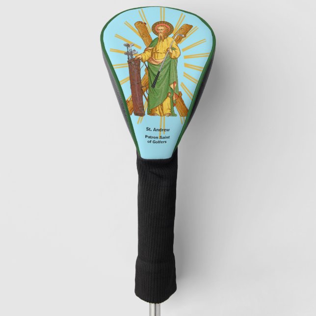 St. Andrew der Apostel, Schirmherr der Golfers Golf Headcover (Vorderseite)