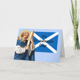 St. Andrew der Apostel und die Flagge Schottlands Karte