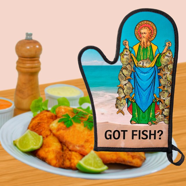 St. Andrew Got Fisch? Oven Mitt Ofenhandschuh (Von Creator hochgeladen)