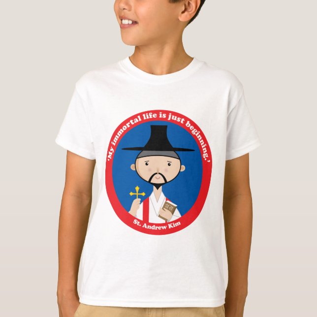 St. Andrew Kim T-Shirt (Vorderseite)