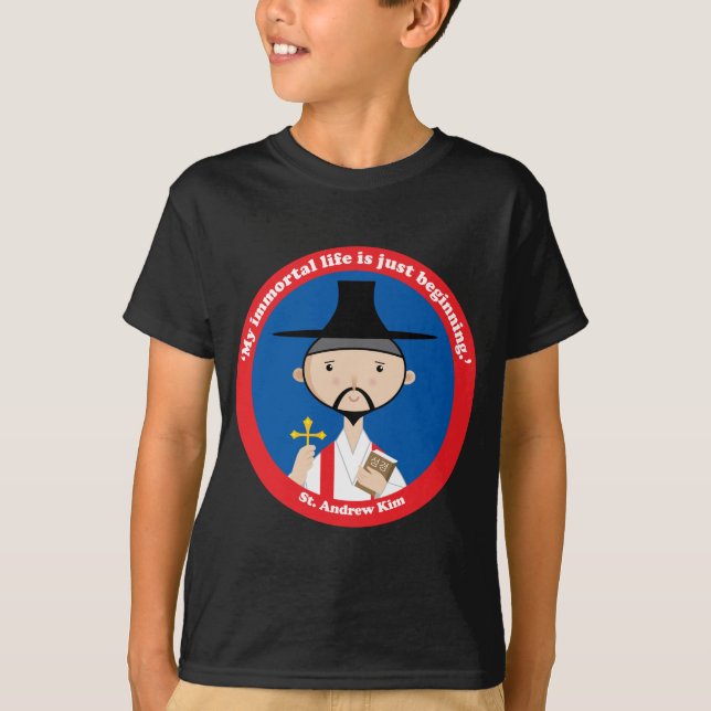 St. Andrew Kim T-Shirt (Vorderseite)