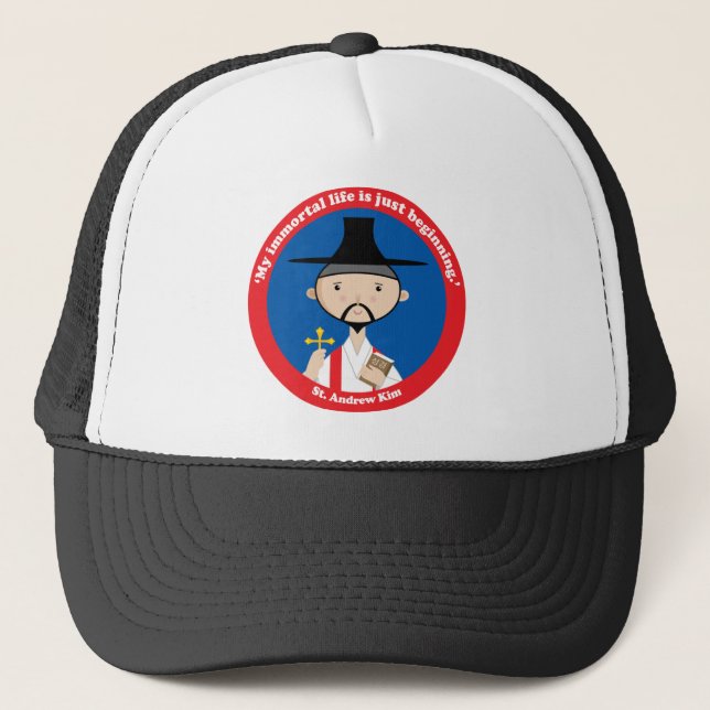 St. Andrew Kim Truckerkappe (Vorderseite)