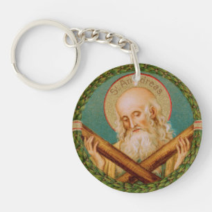 St. Andrew l'Apôtre (JMAS 02) Acrylique ronde