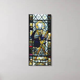 St Andrew mit Saltire Kreuz, britisch Leinwanddruck