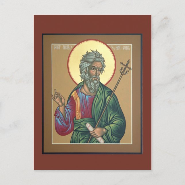 St Andrew Prayer Card Postkarte (Vorderseite)