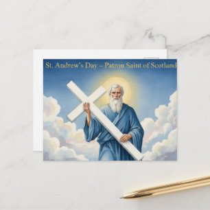 St. Andrew’s Cross Flag Postkarte