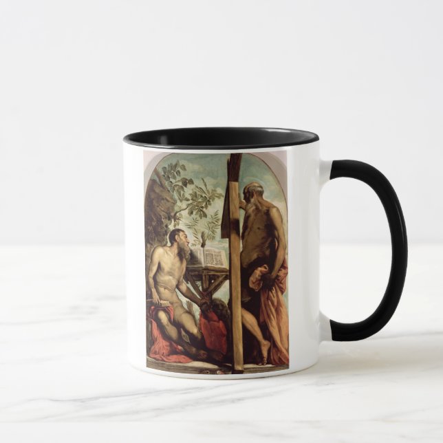 St Andrew und St Jerome Tasse (Rechts)