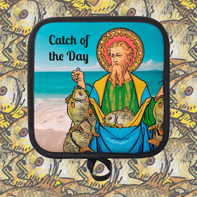 St. Andrews Catch of the Day Pot Holder Topflappen (Von Creator hochgeladen)