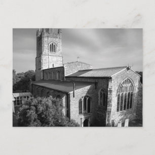 St Andrews Church Hornchurch Monochrome Postkarte