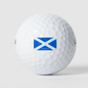 St.-Andrews-Kreuz (Saltire) Flagge Schottland Golfball