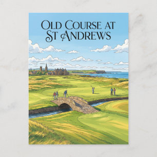 St Andrews Schottland Postkarte