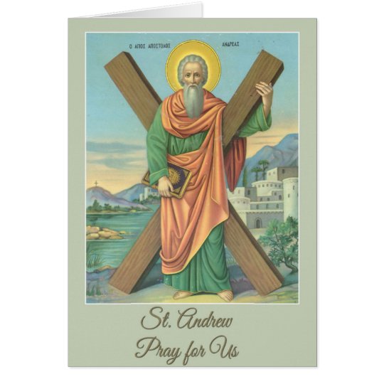 St- Andrewweihnachtsnovena-Gebet Karte