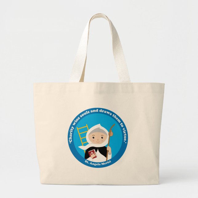 St. Angela Merici Jumbo Stoffbeutel (Vorne)