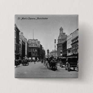 St Ann Quadrat, Manchester, c.1910 Button