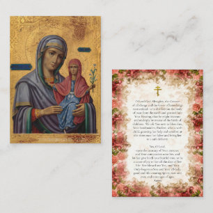 St. Anna und das Theotokos-Schwangerschaftsgebet-K Platzkarte