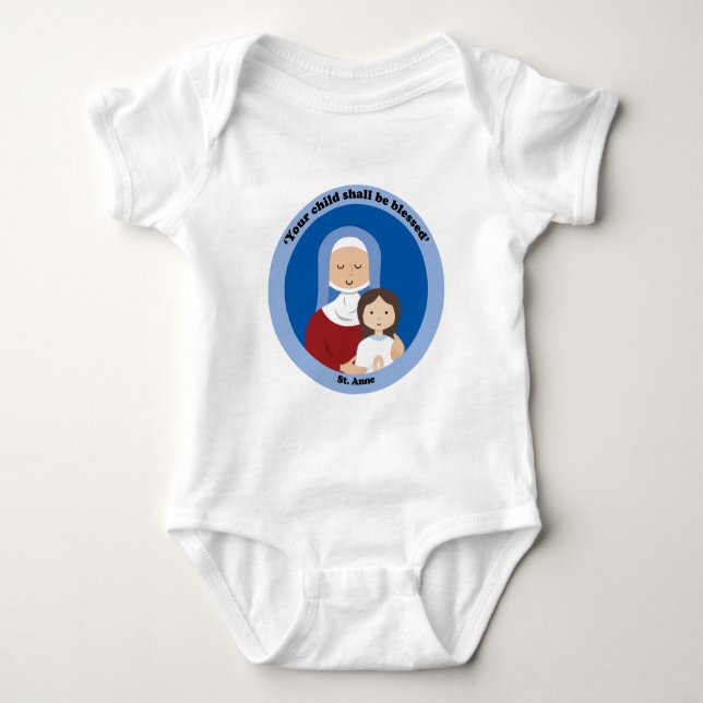 St. Anne Baby Strampler (Vorderseite)