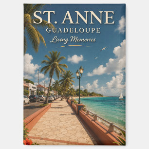 St Anne Guadeloupe Magnet